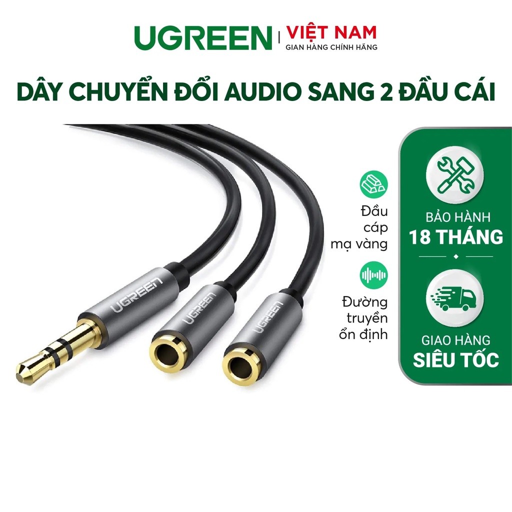 Dây cáp chia tai nghe UGREEN AV191