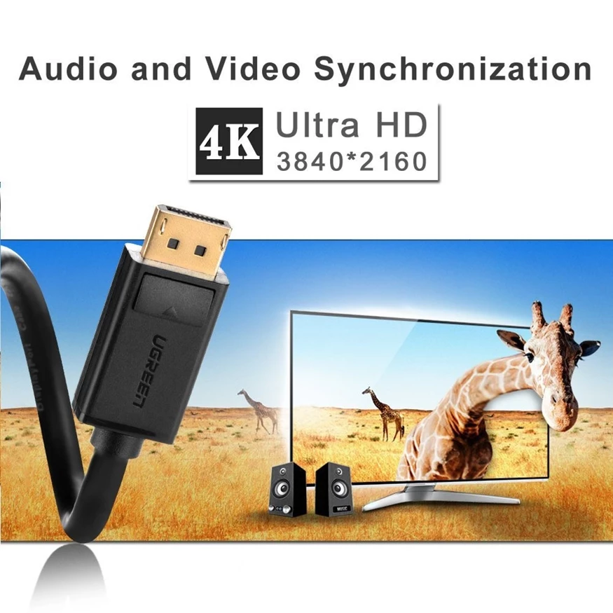 Chất liệu cáp DisplayPort UGREEN DP101