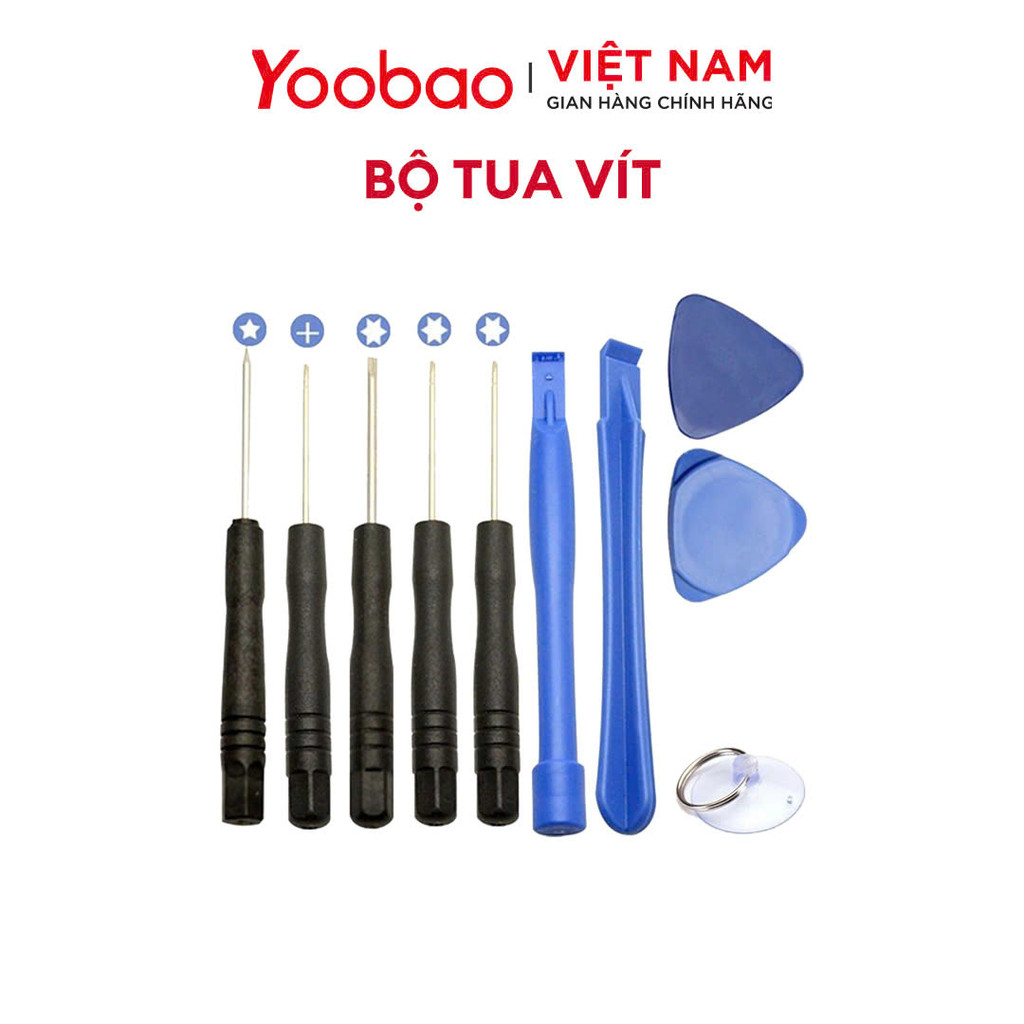 Mô tả Bộ Tua Vít Yoobao Tháo Lắp Điện Thoại Đa Năng 10 Trong 1 - Sửa Chữa iPhone, iPad Chính Hãng - 1