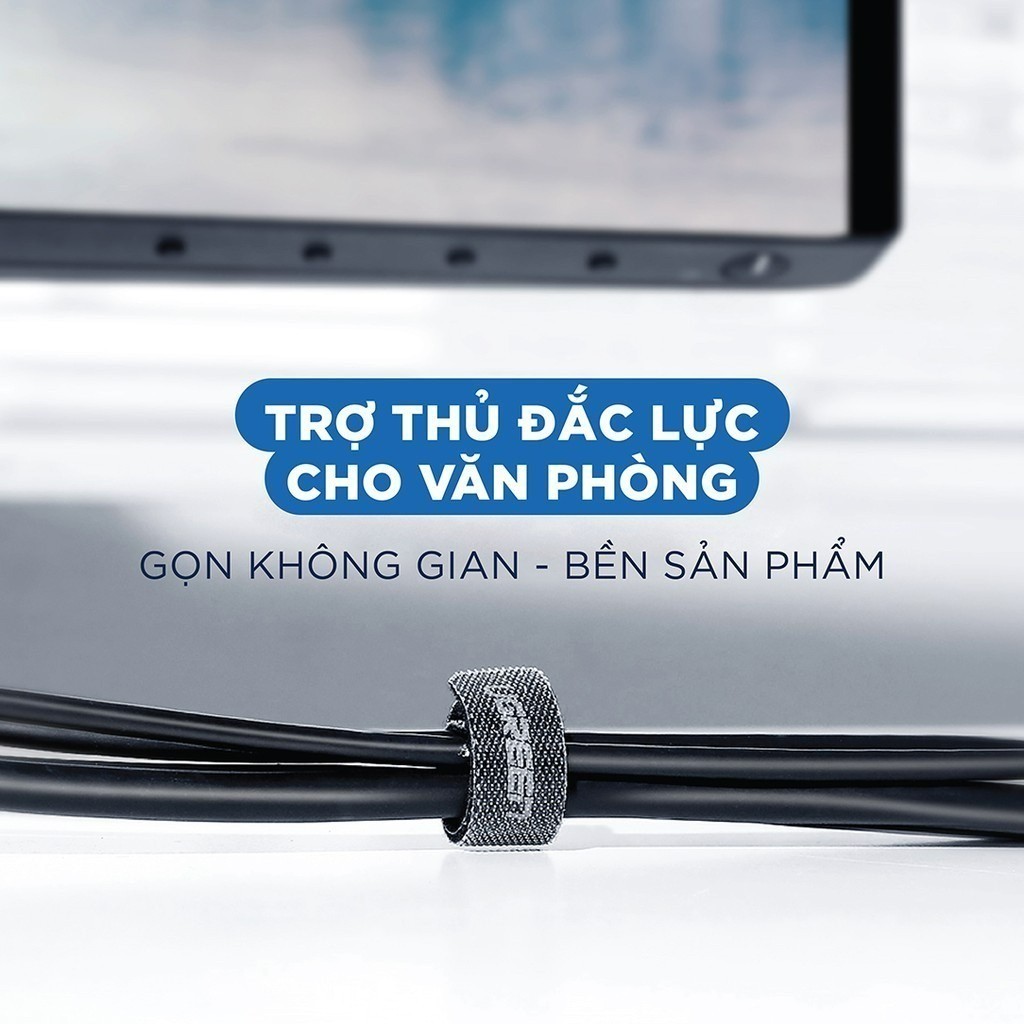 Mô tả Dây dán Velcro tiên lợi Ugreen LP146 | Tiện dụng đa năng | Chống rối cáp | 50370 - 5