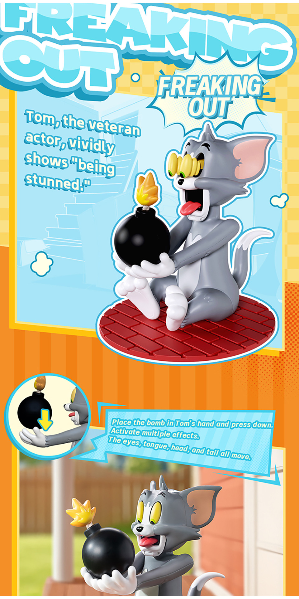 52TOYS TOM and JERRY - Poor TOM Series Series Blind Box Figure Toy ...