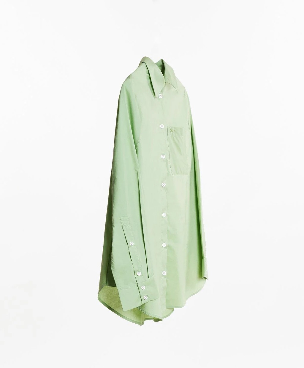 Mô tả TheBlueTshirt - Áo sơ mi dài tay phom rộng nhiều màu cho nữ - The New Pocket Oversize Shirt - Women - 5