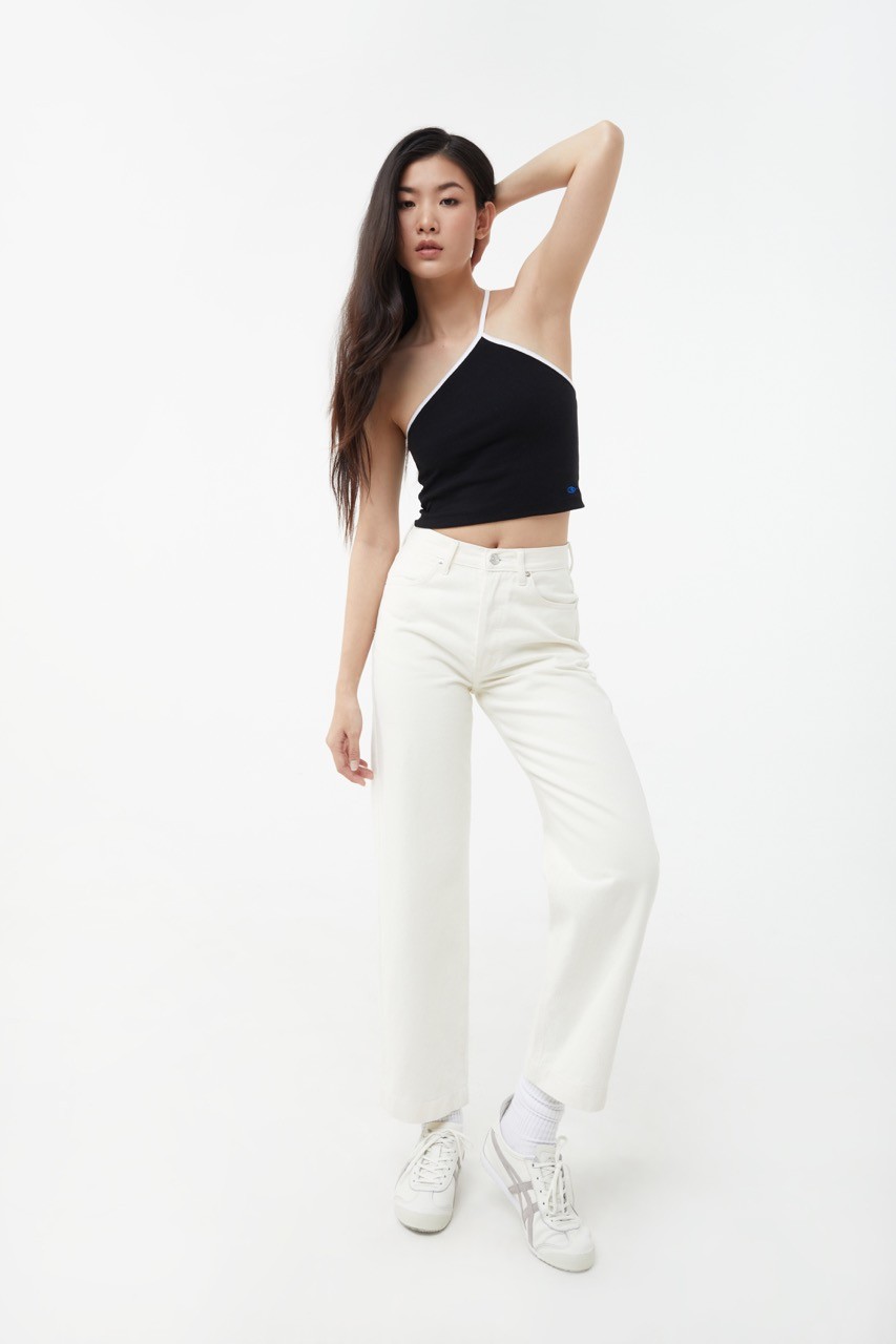 Mô tả TheBlueTshirt - Quần jeans lưng cao ống suông có nhiều màu wash cho nữ - The Original Dad Jeans - 2