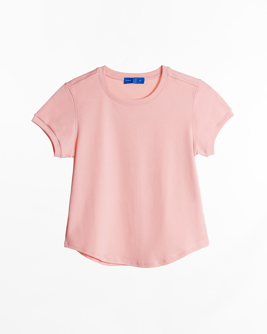 Mô tả TheBlueTshirt - Áo thun tay ngắn phom ôm vừa vặn, kiểu vạt bầu nữ - 1990s Tshirt - 6