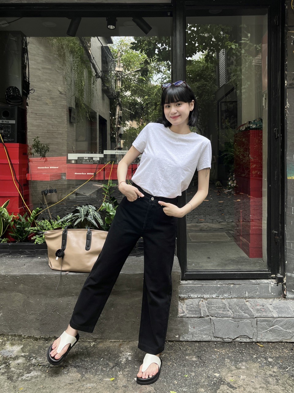 Mô tả TheBlueTshirt - Áo thun tay ngắn trơn cho nữ - Hero T - Women - 3