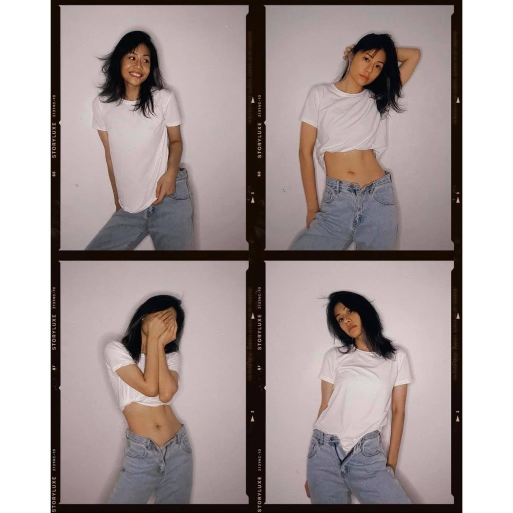 Mô tả TheBlueTshirt - Áo thun tay ngắn trơn cho nữ - Hero T - Women - 5