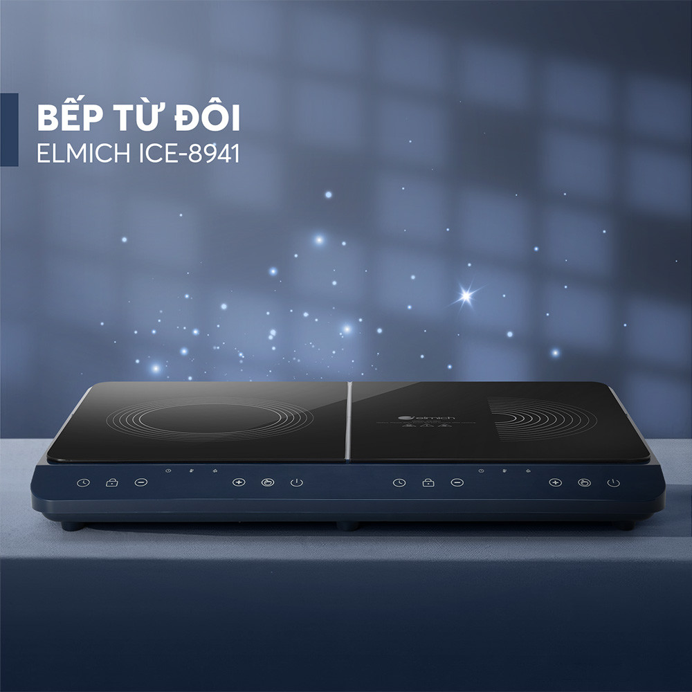 Bếp Từ Đôi Để Bàn Elmich ICE-8941 (Bếp Điện Từ Đôi Công Suất 3400W, Có ...