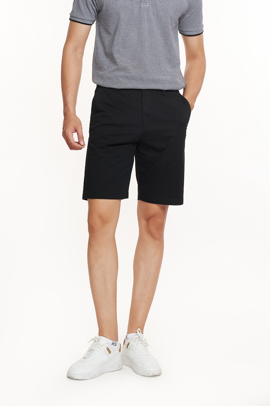 Mô tả Quần Short Nam Kaki Chuẩn Form  N&M Thương Hiệu NINOMAXX 2304005 - 3