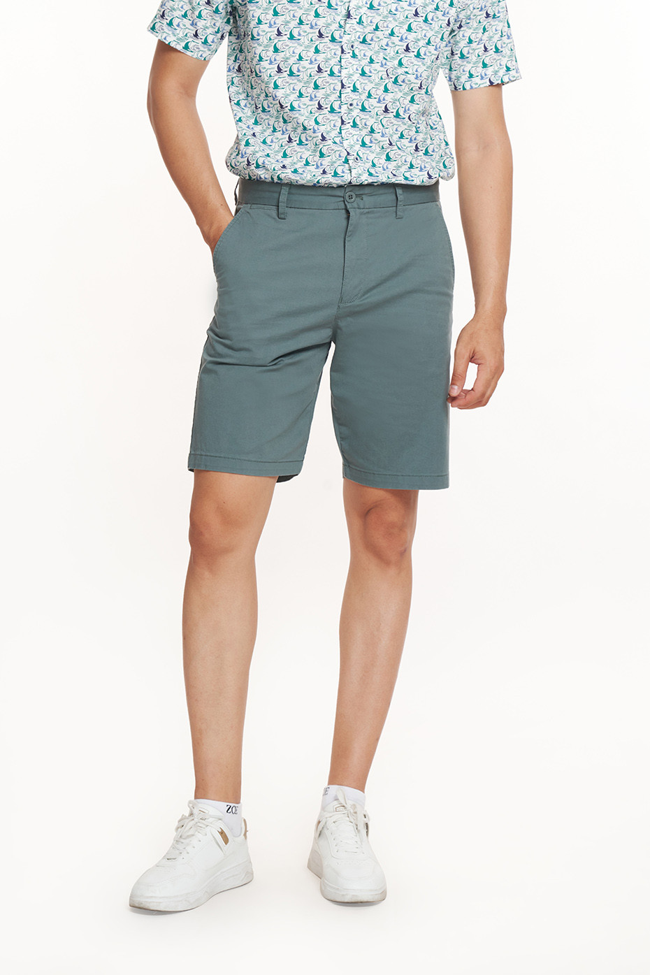 Mô tả Quần Short Nam Kaki Chuẩn Form  N&M Thương Hiệu NINOMAXX 2304005 - 6