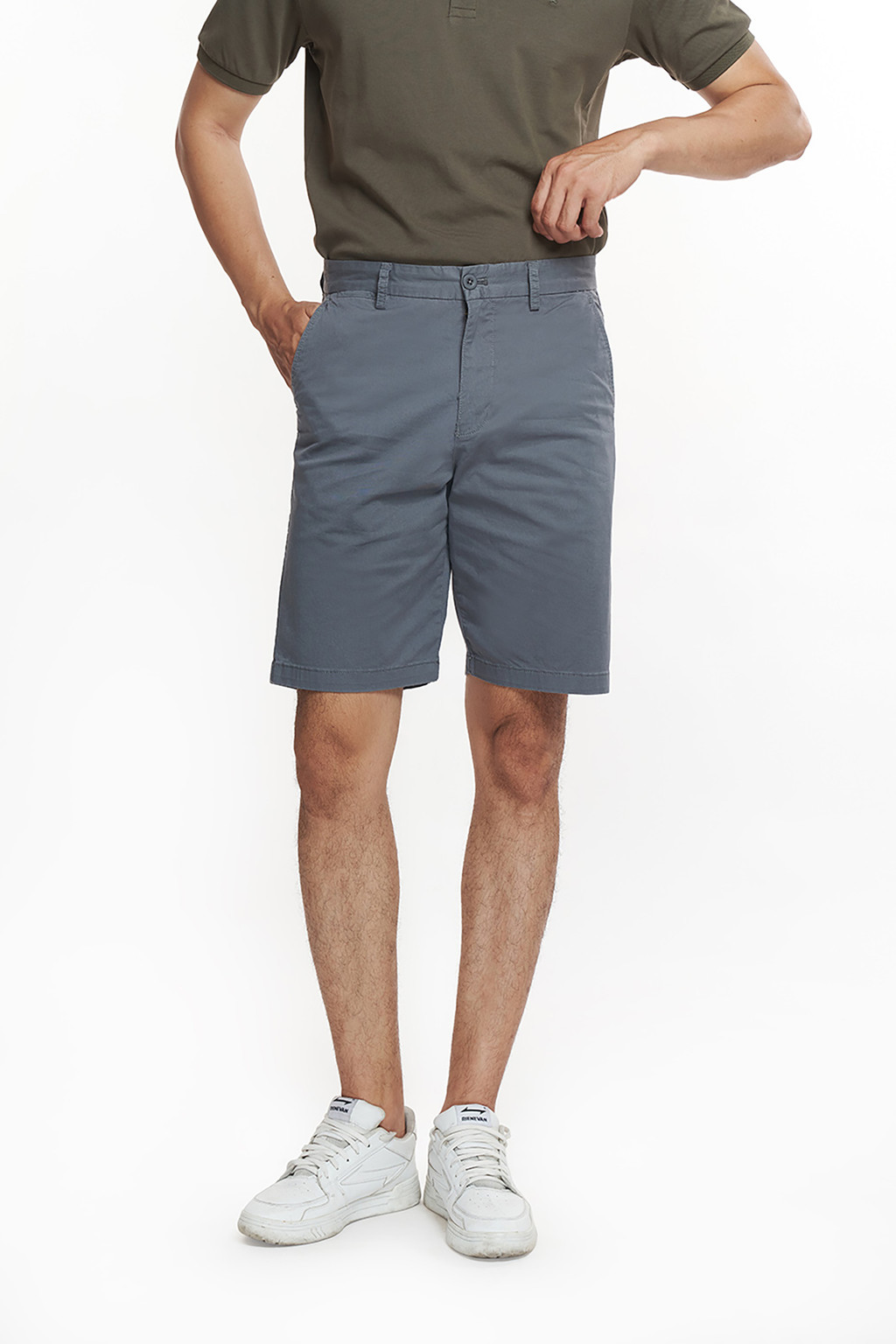 Mô tả Quần Short Nam Kaki Chuẩn Form  N&M Thương Hiệu NINOMAXX 2304005 - 9