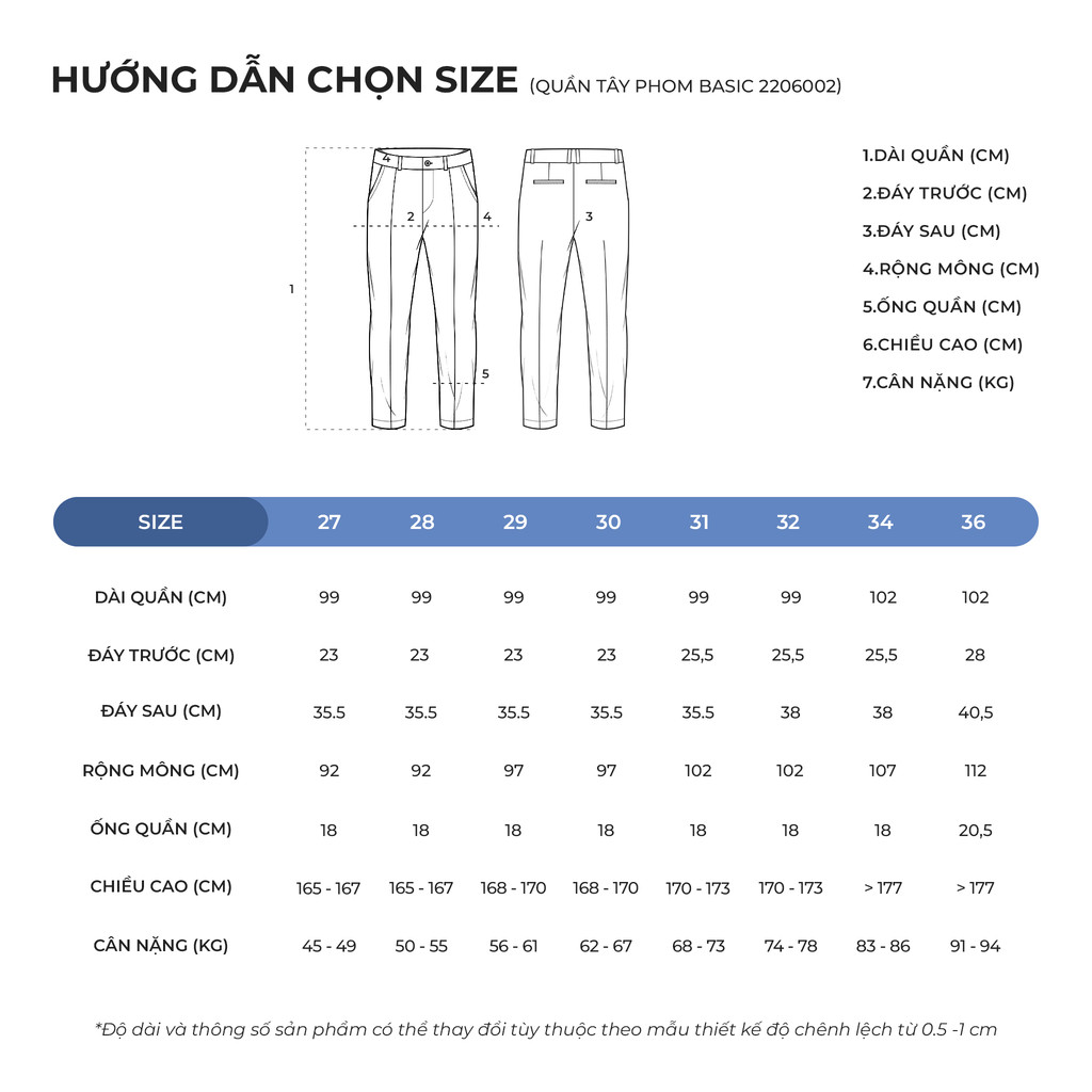 Mô tả N&M Quần Tây Nam Basic Nano Chống Nắng Nhiều Màu 2206002 - 1