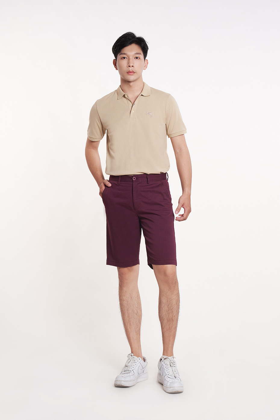 Quần short cotton nam