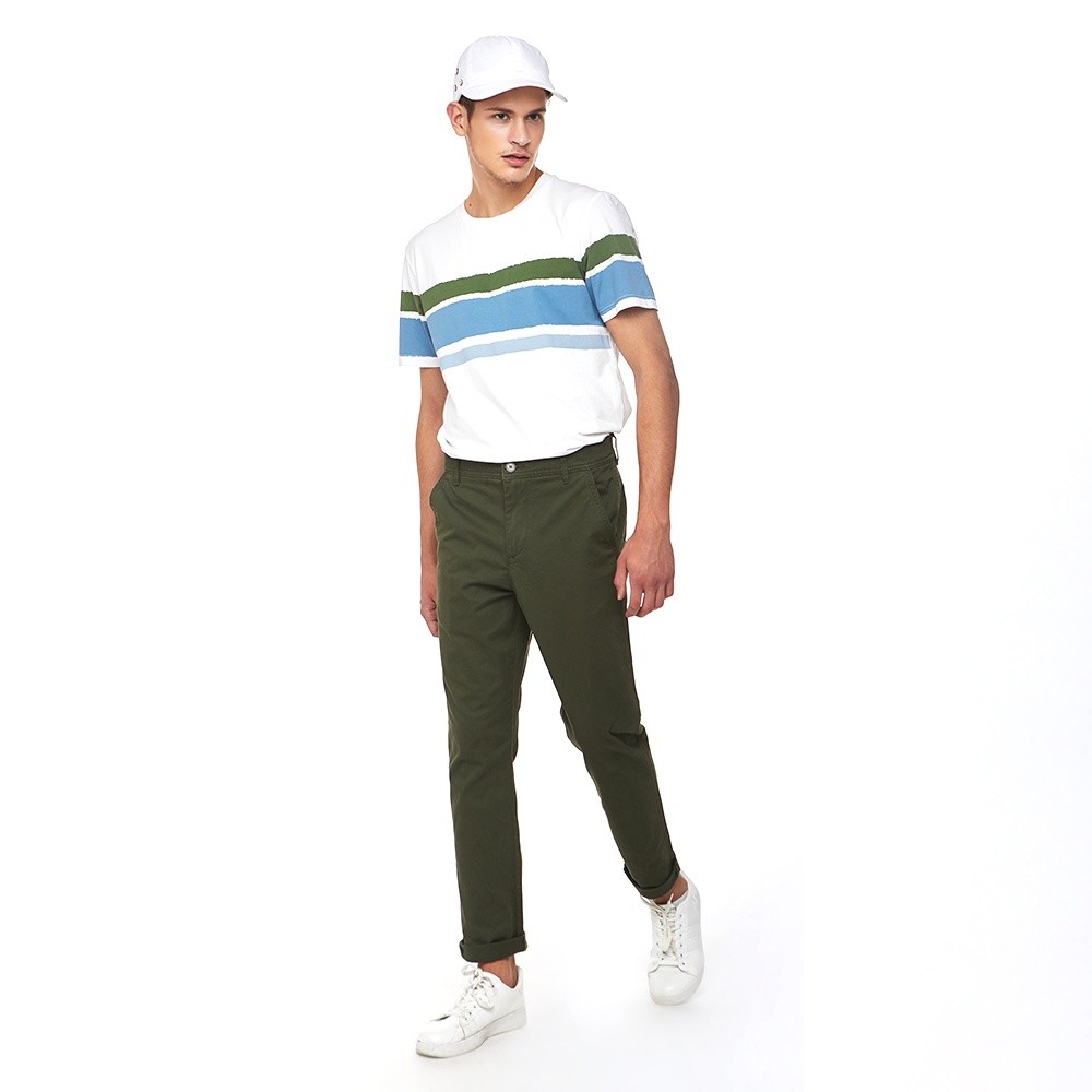 Mô tả NINOMAXX Quần Khaki Nam dài dáng slim fit cotton 1905098 - 12