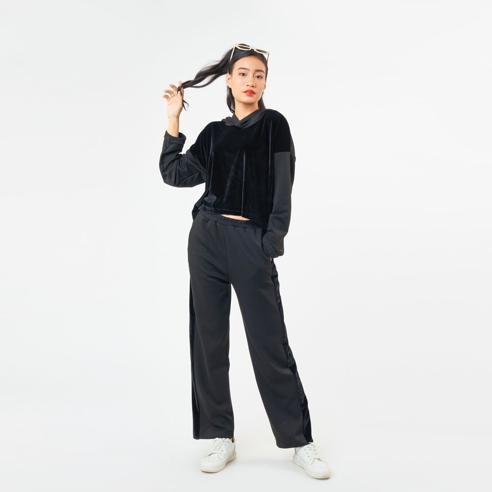Mô tả NINOMAXX Set áo và quần thời trang Nữ dài chất poly pha rayon 2104119 - 2