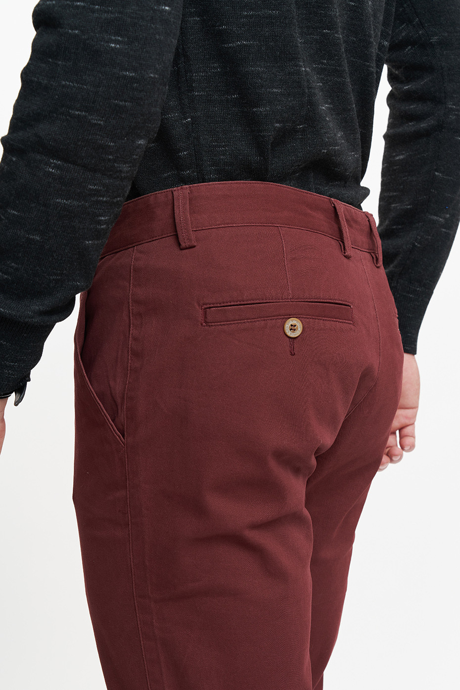 Mô tả Quần Khaki Nam Quần Dài Cotton N&M Ninomaxx Đỏ Đô 1804083 - 7