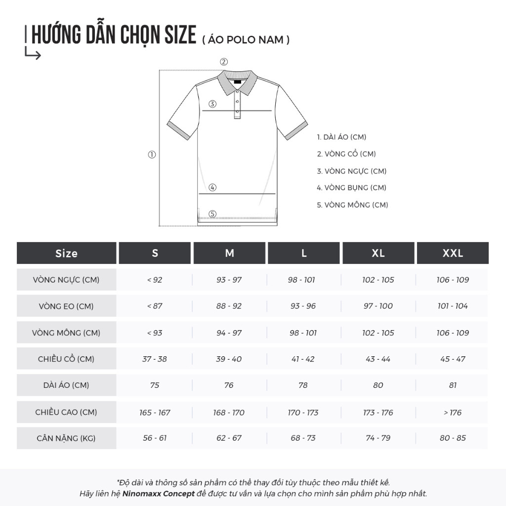 Mô tả Áo Polo Nam Premium Polo Tay Ngắn Sợi Cotton Mercerized N&M CLUB Ninomaxx 2105018 - 3