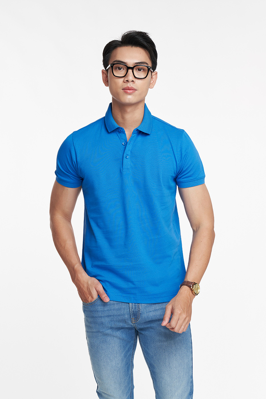 Mô tả Áo Polo Nam Premium Polo Tay Ngắn Sợi Cotton Mercerized N&M CLUB Ninomaxx 2105018 - 12