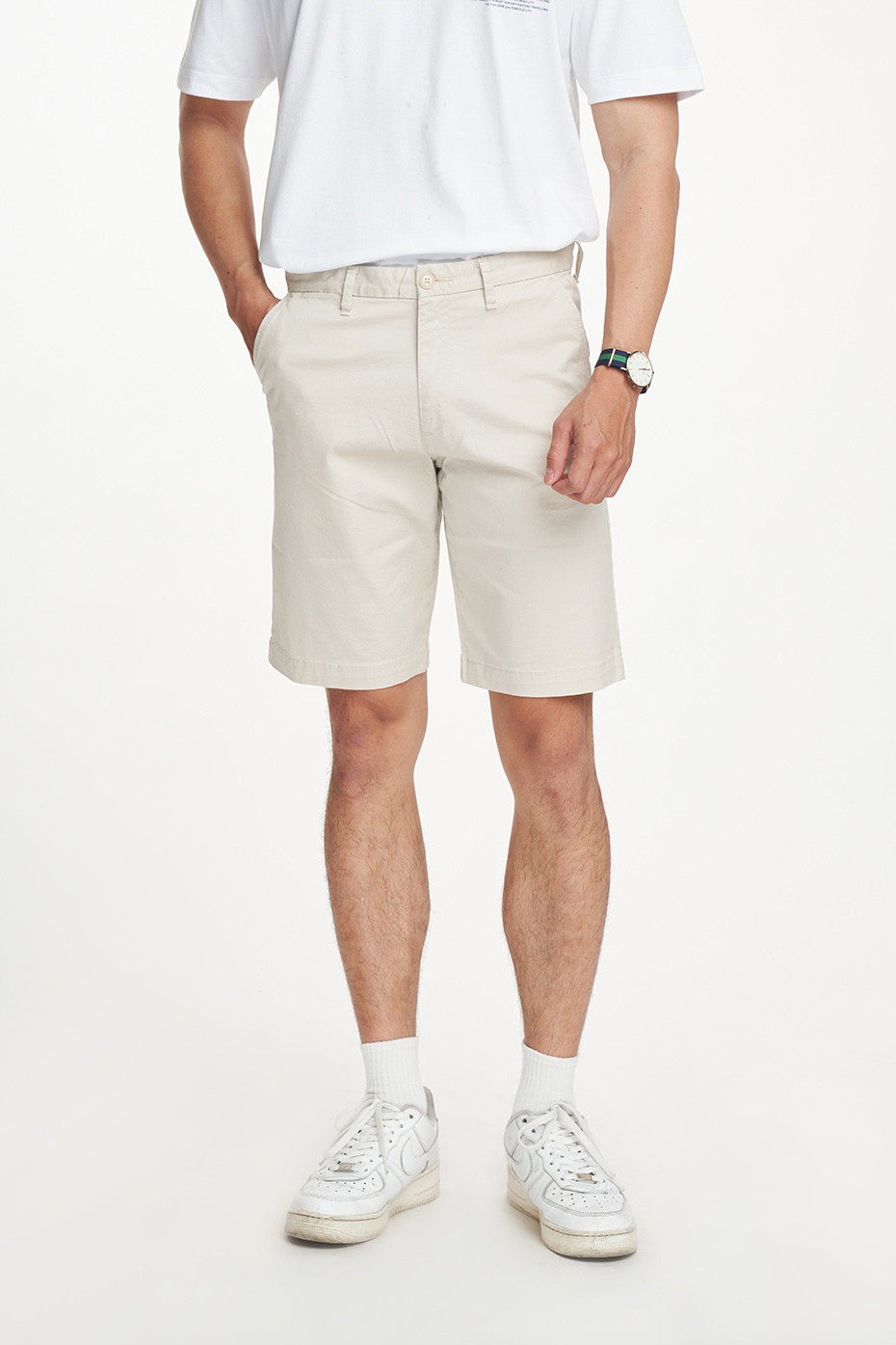 Mô tả Quần Short Nam Kaki Chất Cotton Chuẩn Form N&M Thương Hiệu NINOMAXX 2202013 - 3