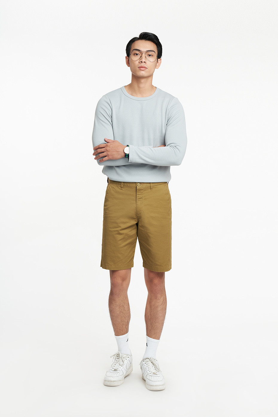 Mô tả Quần Short Nam Kaki Chất Cotton Chuẩn Form N&M Thương Hiệu NINOMAXX 2202013 - 11