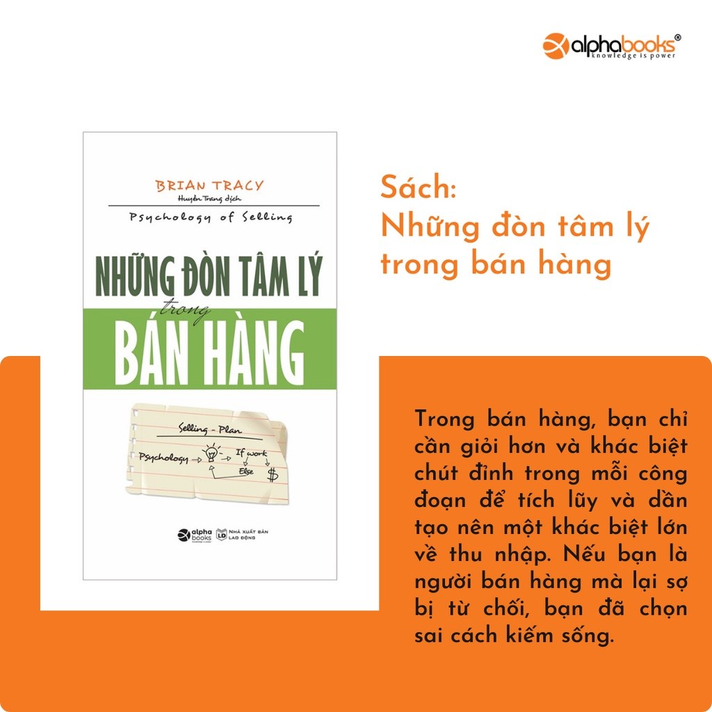 Mô tả Sách - Những Đòn Tâm Lý Trong Bán Hàng (Alpha Books) - 2