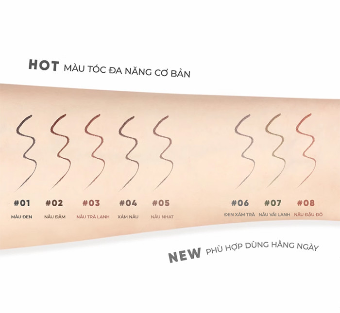 Mô tả Bút Kẻ Mắt Nước JUDYDOLL 0.4g Siêu Mảnh 0.014mm Chống Thấm Nước Không Lem Khô Nhanh Dễ Sử Dụng - 12