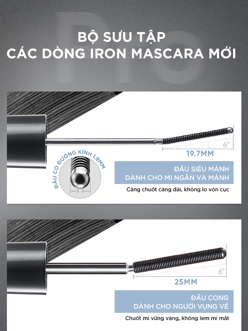 Mô tả Mascara JUDYDOLL 3g Hỗ Trợ Dài Mi Tơi Mi Cong Mi Tự Nhiên Kháng Nước Lâu Trôi Không Lem Mỏng Nhẹ Không Dày - 10