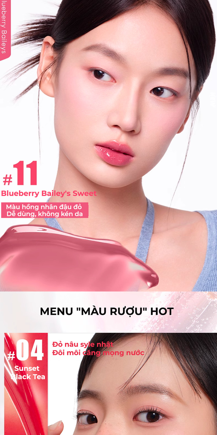 Mô tả 2 Son Đầu Sắt JUDYDOLL Bền Màu Dưỡng Ẩm Lâu Trôi Không Dây Màu Lên Màu Chuẩn Đẹp Tự Nhiên Căng Mọng - 9