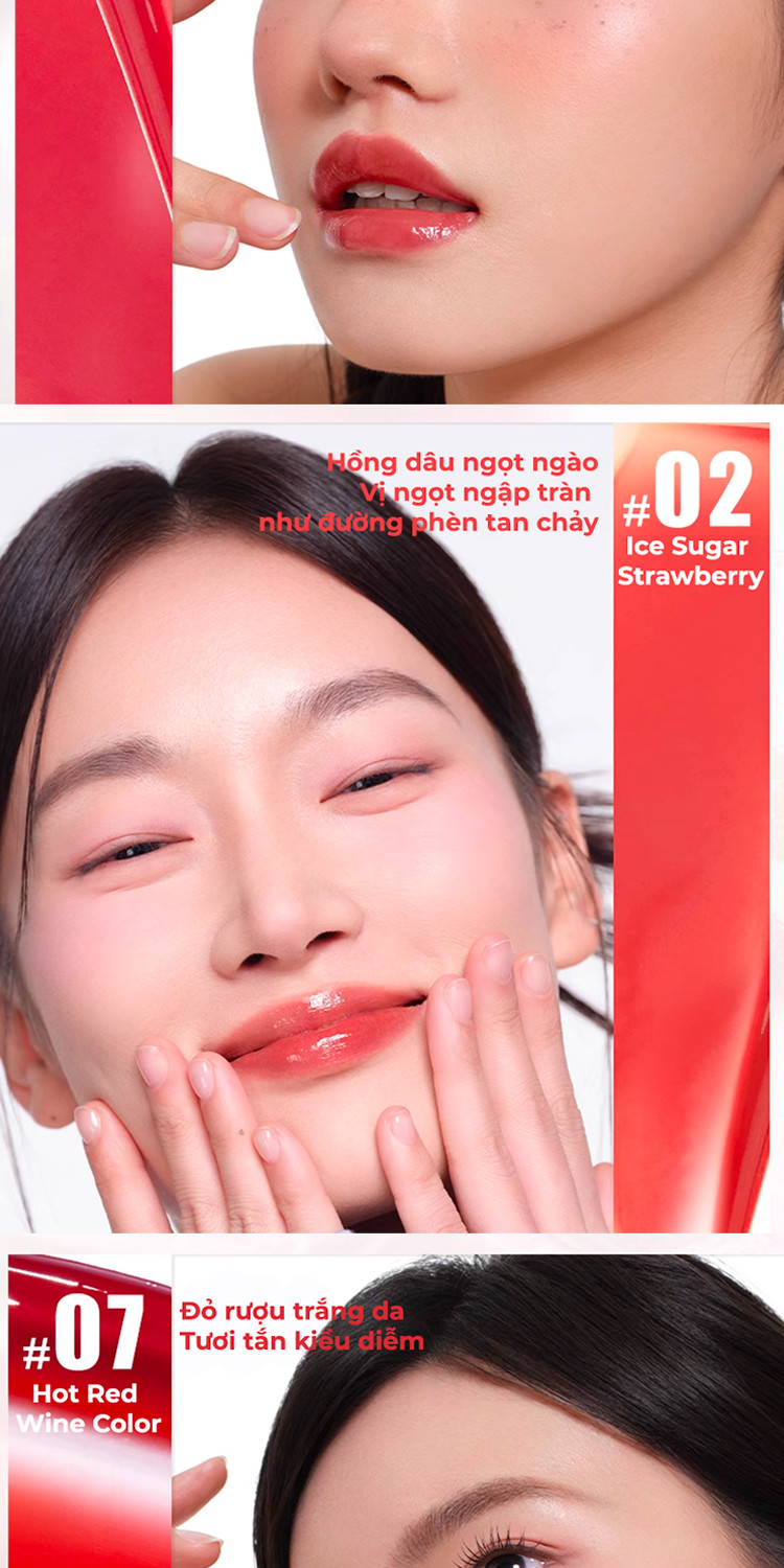 Mô tả 2 Son Đầu Sắt JUDYDOLL Bền Màu Dưỡng Ẩm Lâu Trôi Không Dây Màu Lên Màu Chuẩn Đẹp Tự Nhiên Căng Mọng - 10
