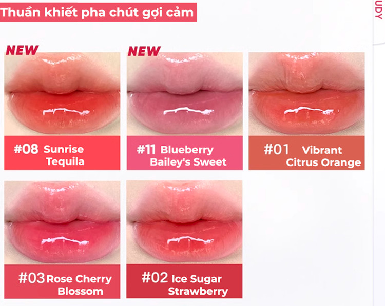 Mô tả 2 Son Đầu Sắt JUDYDOLL Bền Màu Dưỡng Ẩm Lâu Trôi Không Dây Màu Lên Màu Chuẩn Đẹp Tự Nhiên Căng Mọng - 12
