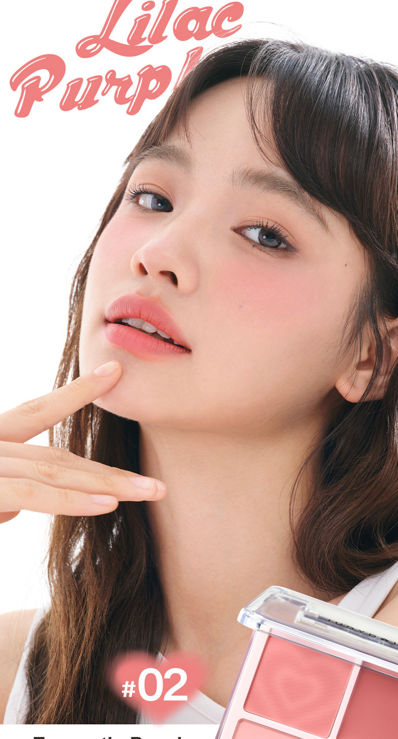 Mô tả Bảng Tạo Khối Bắt Sáng 4 Ô JUDYDOLL & Bảng Má Hồng 4 Ô JUDYDOLL Mỏng Nhẹ Lên Màu Tự Nhiên Mịn Da - 10