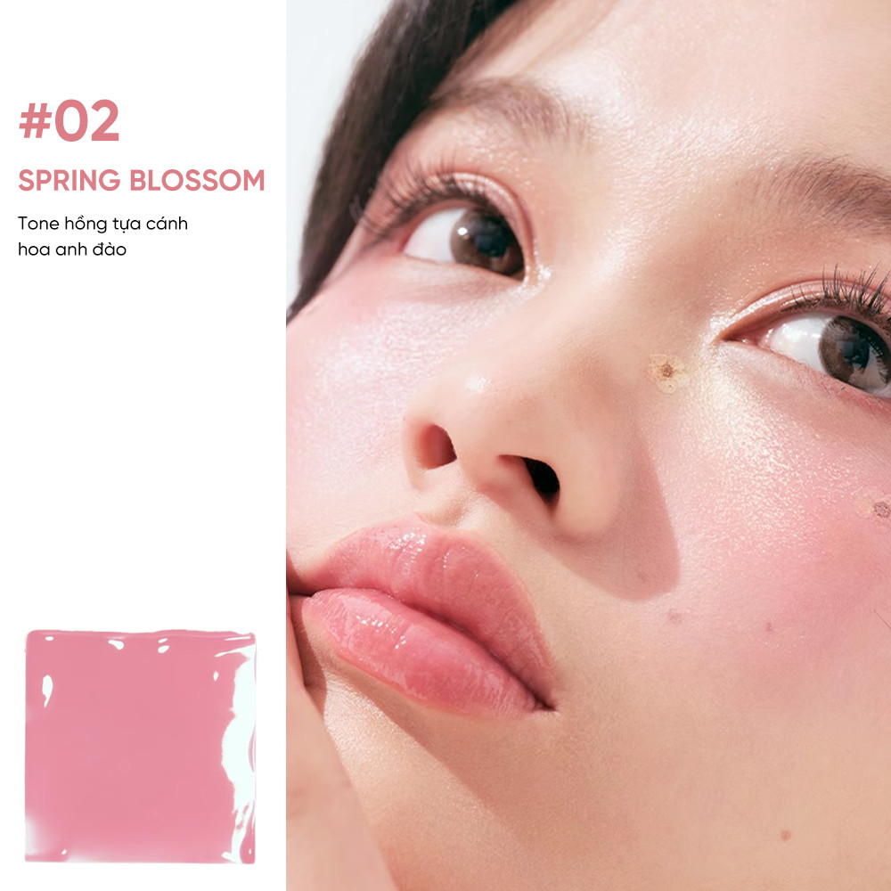 Mô tả Má Hồng Kem JUDYDOLL Căng Bóng Lâu Trôi Mềm Mịn Chuẩn Màu Tự Nhiên Tạo Hiệu Ứng 3D Gloss - 7