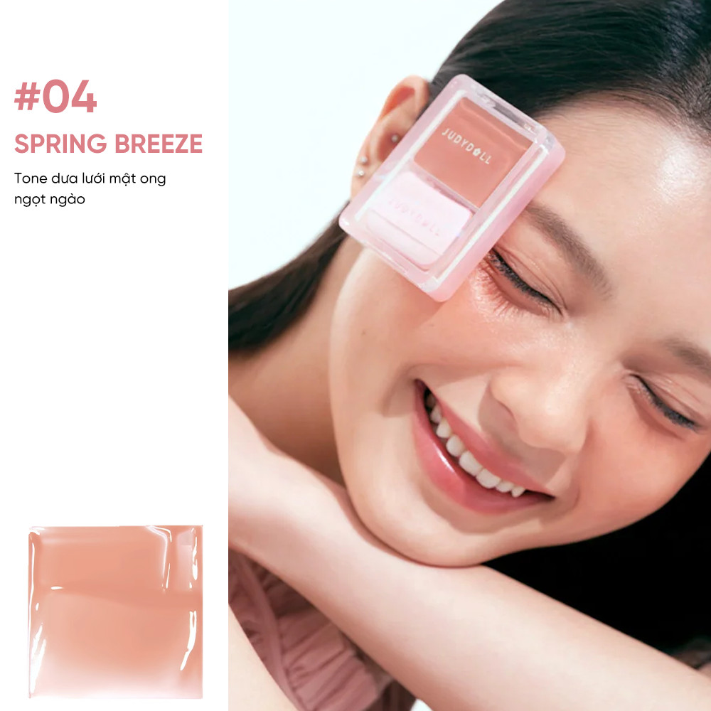 Mô tả Má Hồng Kem JUDYDOLL Căng Bóng Lâu Trôi Mềm Mịn Chuẩn Màu Tự Nhiên Tạo Hiệu Ứng 3D Gloss - 9