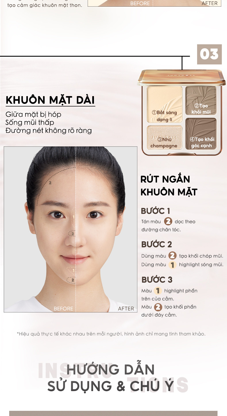 Mô tả Bảng Phấn Bắt Sáng Tạo Khối JUDYDOLL 4 Ô 9g Mỏng Nhẹ Mịn Chuẩn Màu Lâu Trôi Tạo Hiệu Ứng Highlight Bắt Sáng 3D Gloss Highlight & Contour Palette - 10