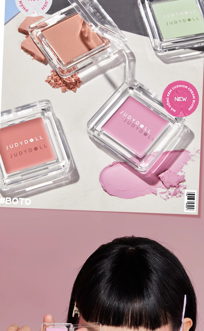 Mô tả Phấn Má Hồng JUDYDOLL 2g Đơn Sắc Mịn Lì Chuẩn Màu Trang Điểm Tự Nhiên Lâu Trôi Bền Màu Suốt 24h - 2