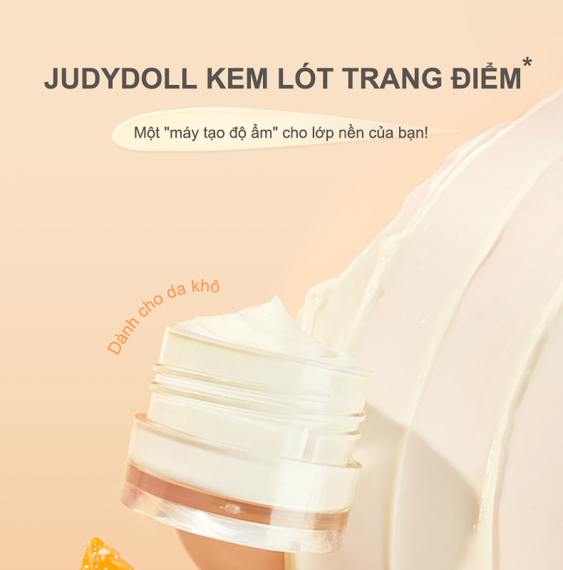 Mô tả Kem Lót Trang Điểm JUDYDOLL 30g Dưỡng Ẩm Hương Quýt Biển Nâng Tone Kiềm Dầu Mịn Lì Thu Nhỏ Lỗ Chân Lông - 1
