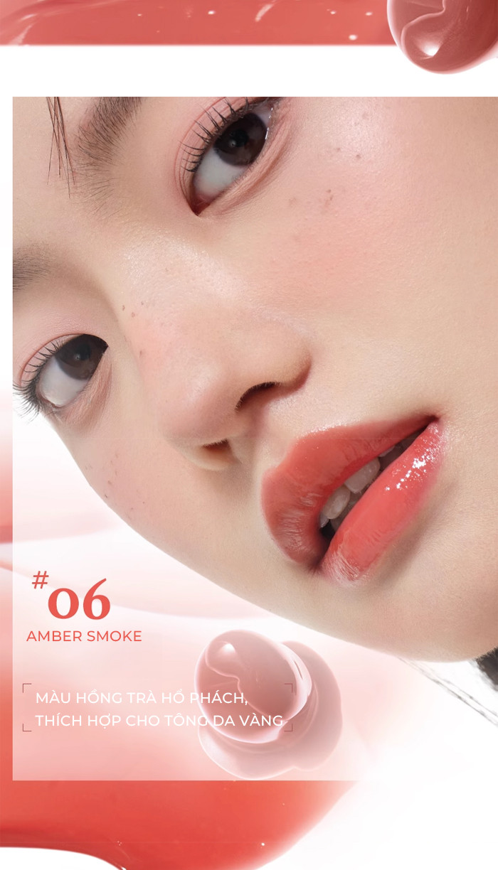 Mô tả Son Dưỡng Có Màu JUDYDOLL 3g Dưỡng Ẩm Bóng Tráng Gương Sáng Lấp Lánh Mịn Môi Bền Màu Che Phủ Vân Môi - 5