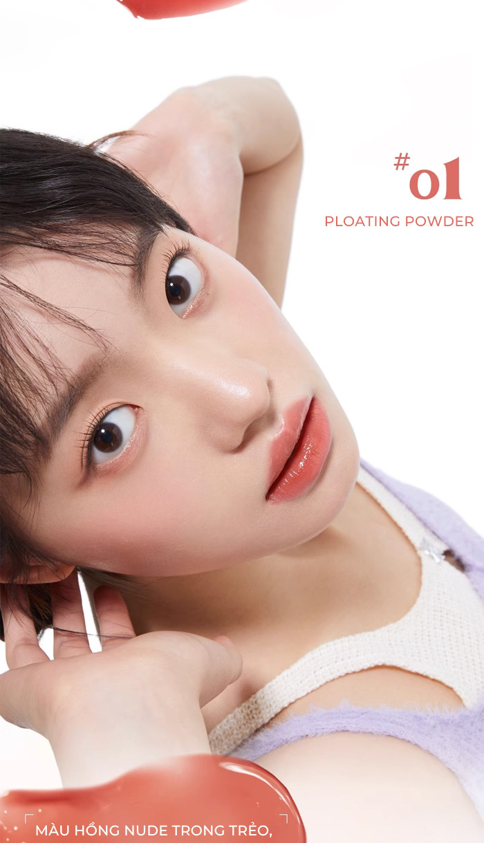 Mô tả Son Dưỡng Có Màu JUDYDOLL 3g Dưỡng Ẩm Bóng Tráng Gương Sáng Lấp Lánh Mịn Môi Bền Màu Che Phủ Vân Môi - 6