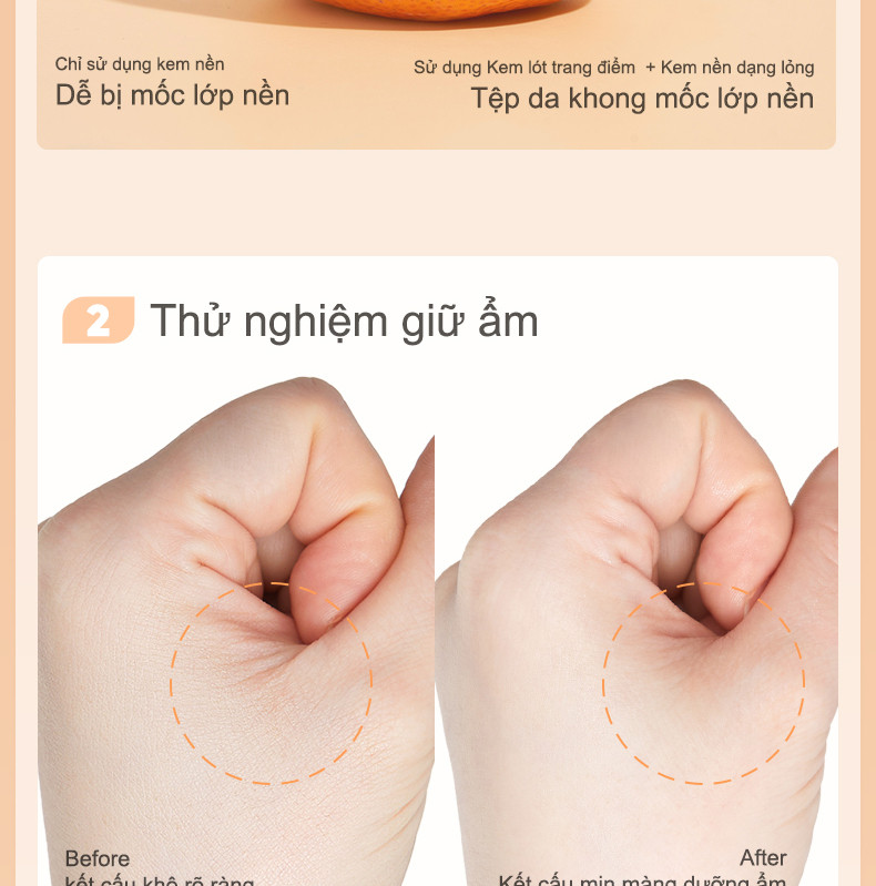 Mô tả Kem Lót Trang Điểm JUDYDOLL 30g Dưỡng Ẩm Hương Quýt Biển Nâng Tone Kiềm Dầu Mịn Lì Thu Nhỏ Lỗ Chân Lông - 10