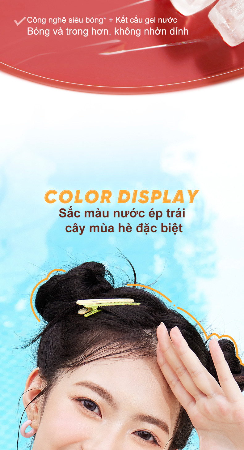 Mô tả Son Đầu Sắt JUDYDOLL 2.4g Căng Bóng Dưỡng Ẩm Lâu Trôi Bền Màu Tự Nhiên Không Lộ Vân Môi Không Bết Dính - 6