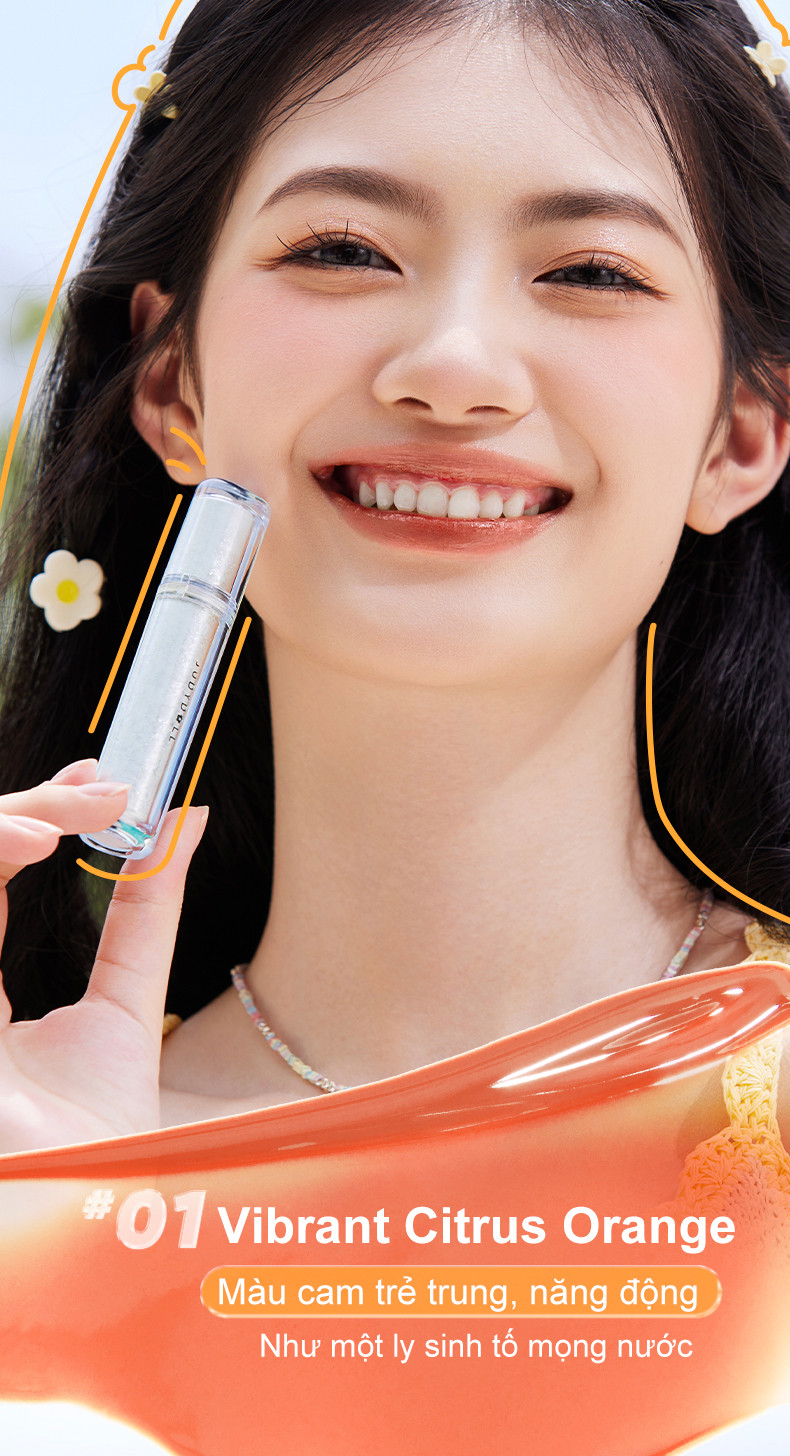 Mô tả Son Đầu Sắt JUDYDOLL 2.4g Căng Bóng Dưỡng Ẩm Lâu Trôi Bền Màu Tự Nhiên Không Lộ Vân Môi Không Bết Dính - 9