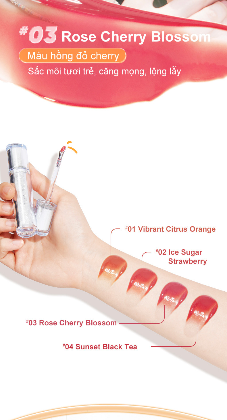 Mô tả Son Đầu Sắt JUDYDOLL 2.4g Căng Bóng Dưỡng Ẩm Lâu Trôi Bền Màu Tự Nhiên Không Lộ Vân Môi Không Bết Dính - 11