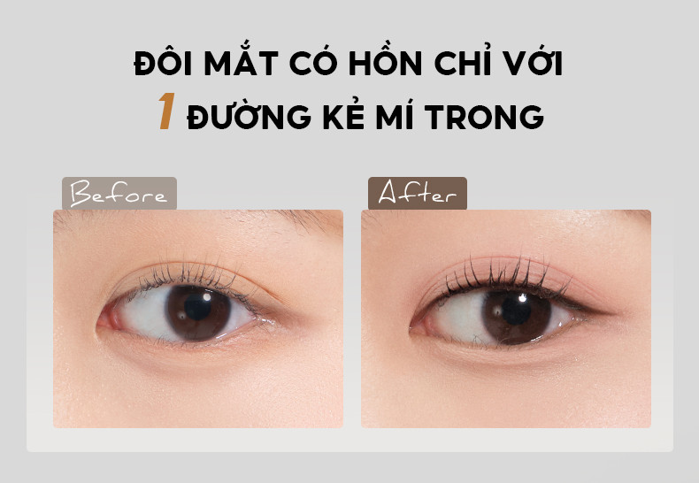 Mô tả Chì kẻ mắt JUDYDOLL 0.06g Dạng Gel Siêu Mảnh Lâu Trôi Mềm Mịn Chống Thấm Nước Không Nhòe Màu Bút Chì Mảnh Mai - 2