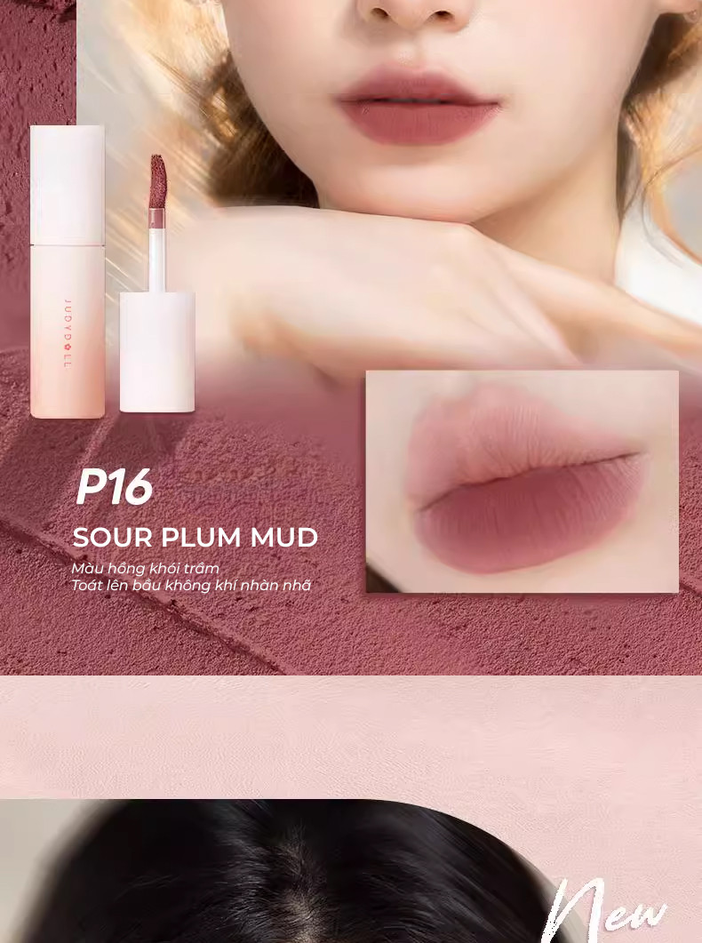 Mô tả Son Kem Bùn JUDYDOLL 3.3g Chất Son Mềm Mịn Như Nhung Che Vân Môi Giảm Thân Môi Lâu Trôi Tôn Da Giữ Ẩm Lâu Bông Mềm - 4