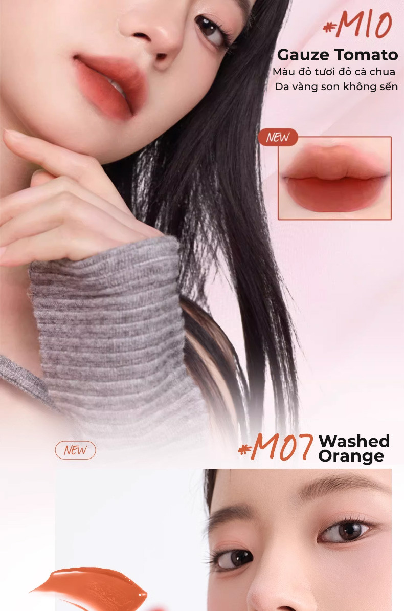 Mô tả Son Kem Lì JUDYDOLL 2.4g Bền Màu, Nhẹ Môi, Chất Son Mịn Lì Cho Hiệu Ứng Mờ Vân Môi Thời Trang - 8