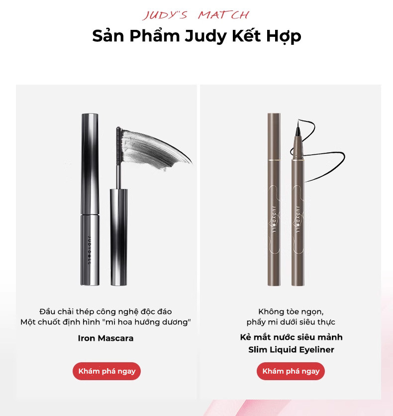 Mô tả Son Kem Lì JUDYDOLL 2.4g Bền Màu, Nhẹ Môi, Chất Son Mịn Lì Cho Hiệu Ứng Mờ Vân Môi Thời Trang - 12