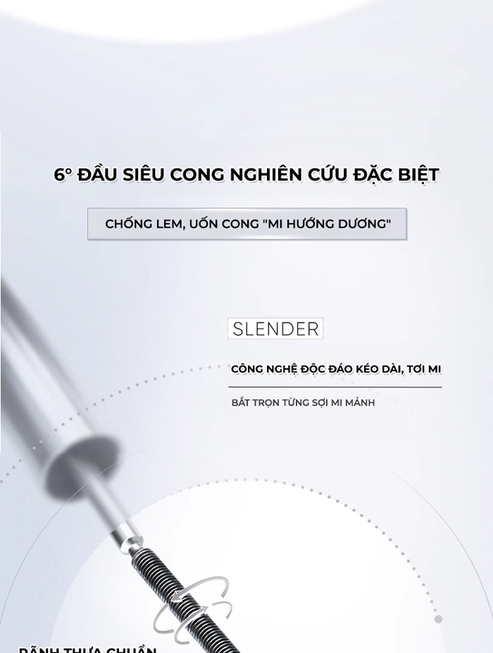 Mô tả Mascara Chuốt Mi JUDYDOLL Dày Dài Siêu Cong Lâu Trôi Chống Thấm Nước Suốt 24h Curling Iron Mascara - 5