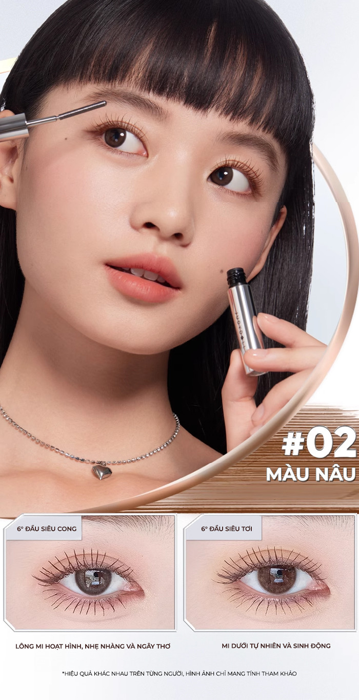 Mô tả Mascara Chuốt Mi JUDYDOLL Dày Dài Siêu Cong Lâu Trôi Chống Thấm Nước Suốt 24h Curling Iron Mascara - 11