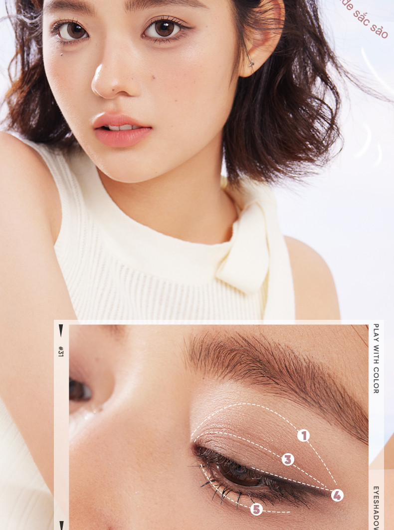 Mô tả Phấn Mắt 7 Màu JUDYDOLL 8.5g Đa Năng Hiệu Ứng Nhũ Siêu Lấp Lánh Mịn Lì Dễ Tán Bền Màu Lên Màu Chuẩn - 8