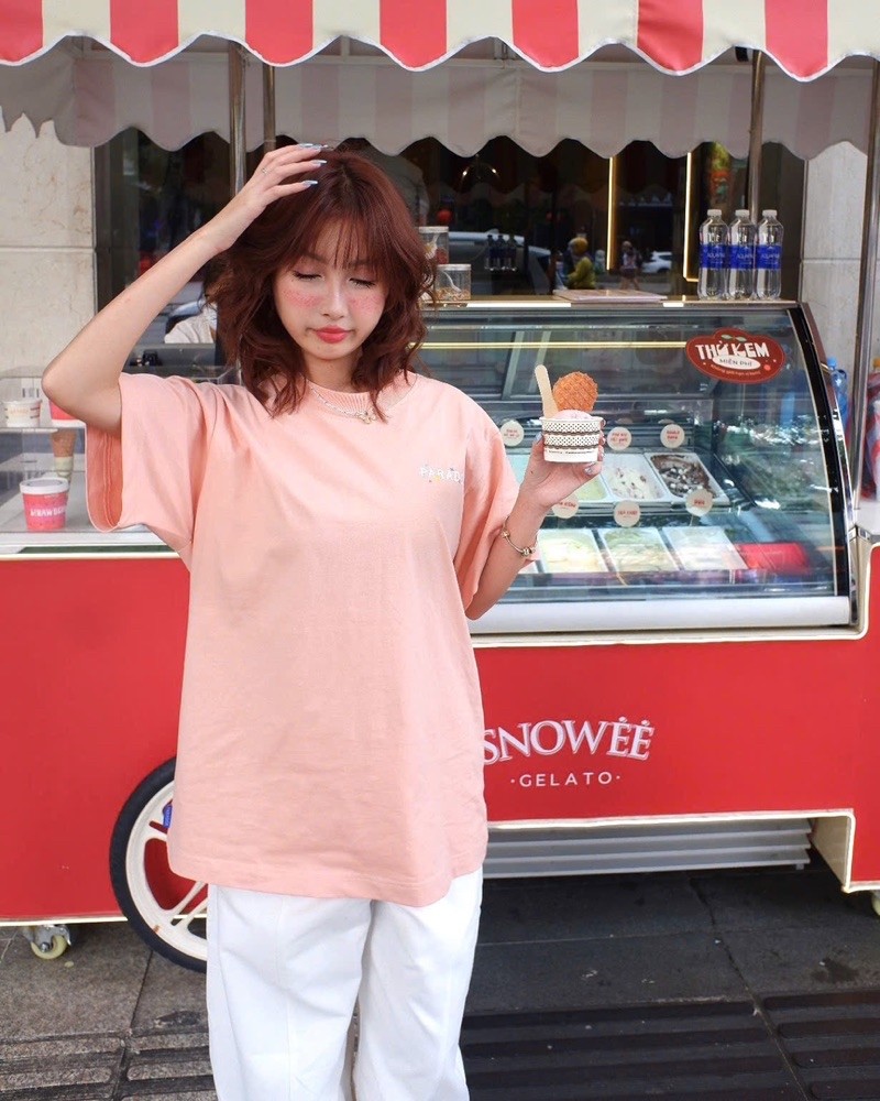 Mô tả Áo thun LOVEABLE Cotton PARADOX AT4P1004 - 6