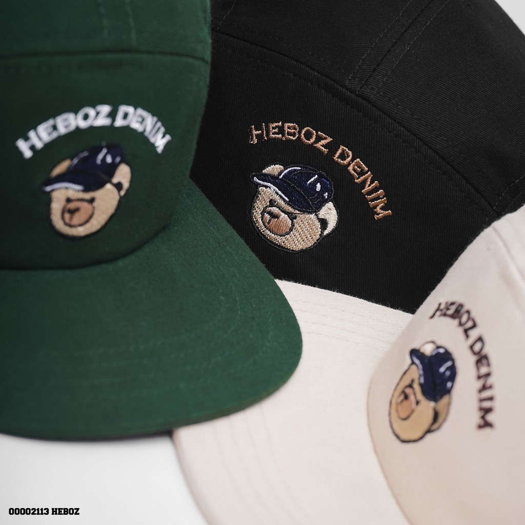 Mô tả Nón kết 01 Heboz 3M, mũ nam snapback họa tiết thêu gấu - 00002113 - 1